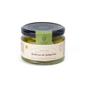 Oliwka Gordal z papryczkami Jalapeño 280g