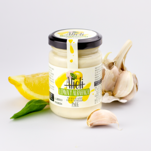 SOS ALIOLI cytrynowo-bazyliowy 140g