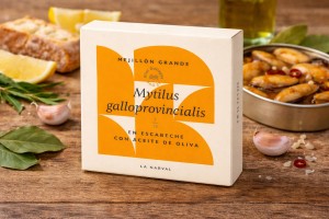 Duże małże Galicyjskie Premium marynowane w oliwie z oliwek 111g 